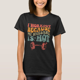 Je fais du sport en t-shirt parce que mari devant