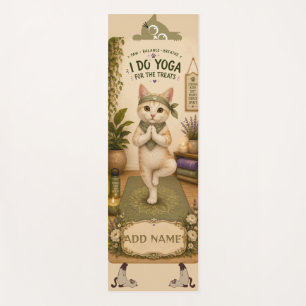 Je fais du yoga pour les friandises – Tapis de yog