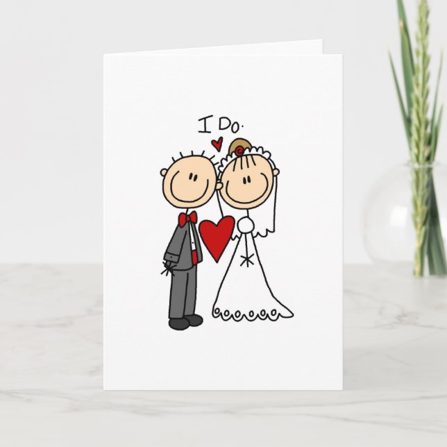 Je fais la carte de cérémonie de mariage (Devant)