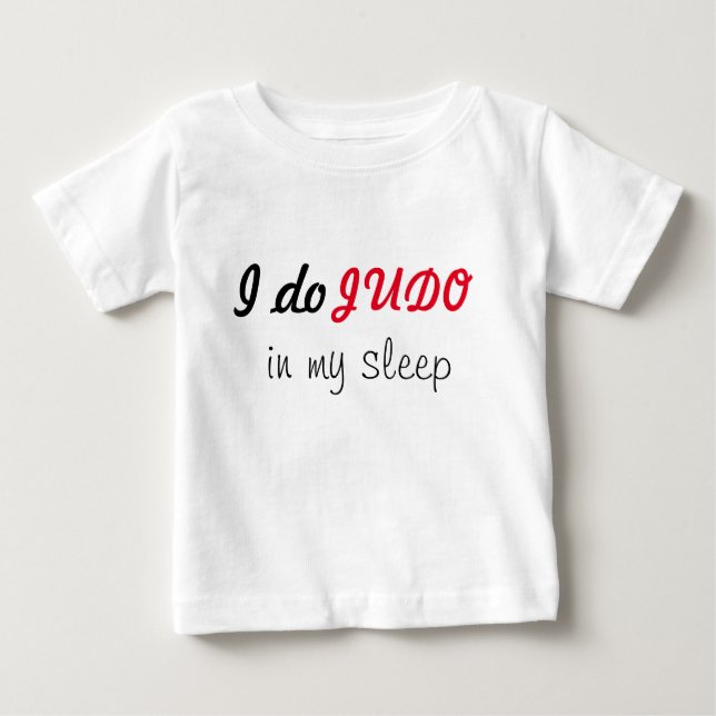Je fais le judo dans mon T-shirt de sommeil (Devant)