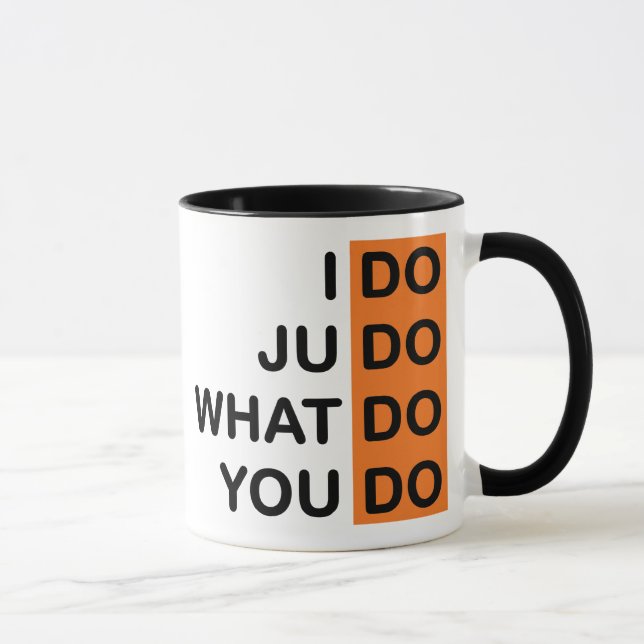 Je fais le judo… Tasse de sonnerie (Droite)