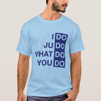 Je fais le T-shirt de judo