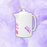 Je fais les règles - maman | Pot de thé<br><div class="desc">Je fais les règles,  je transgresse les règles,  je suis MOM - en rose et violet Grateful Maman sur le dos pour un heureux cadeau de la fête des mères.</div>