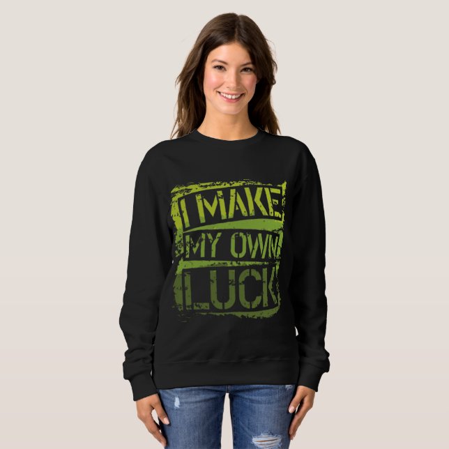 Je Fais Ma Propre Chance - Pullover Graphique Auda (Devant entier)