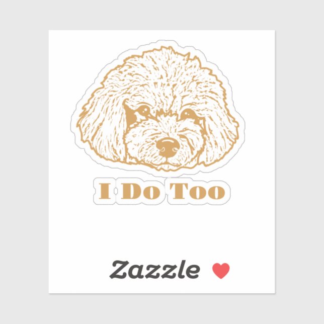 Je Fais Trop Sticker Vinyl Coupé Sur Mesure (Feuille)