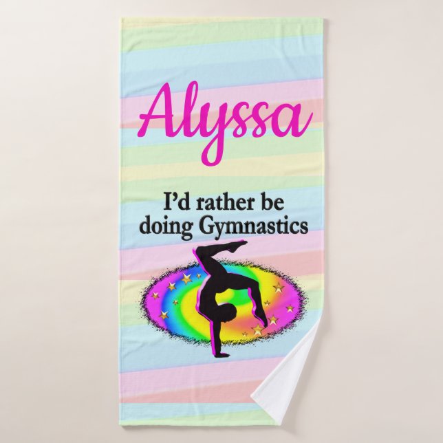 JE FERAIS PLUTÔT DE LA GYMNASTIQUE (Serviette de bain)