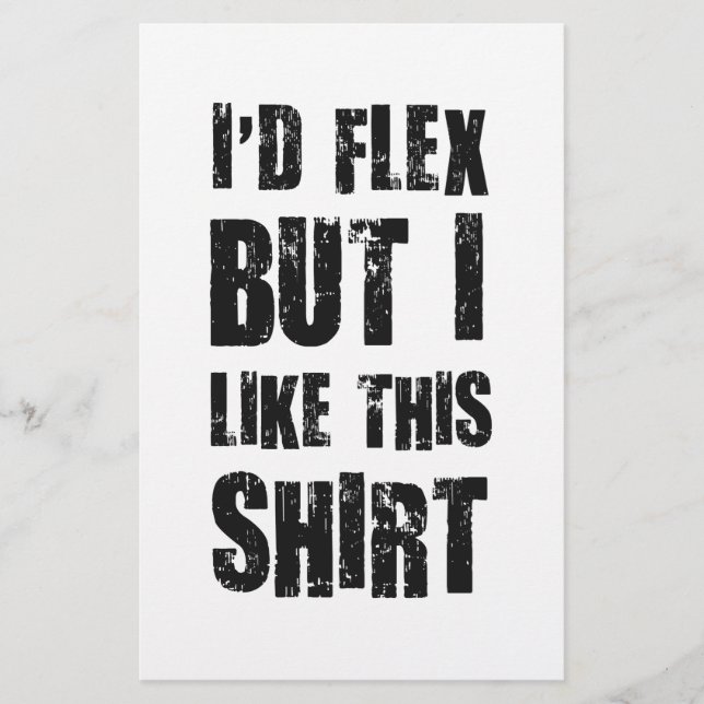 Je Flex Mais j'aime cette chemise (Devant)