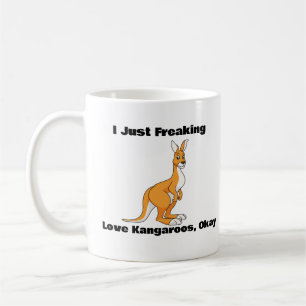 Je Frappe L'Amour Kangaroos, OK Café Mug