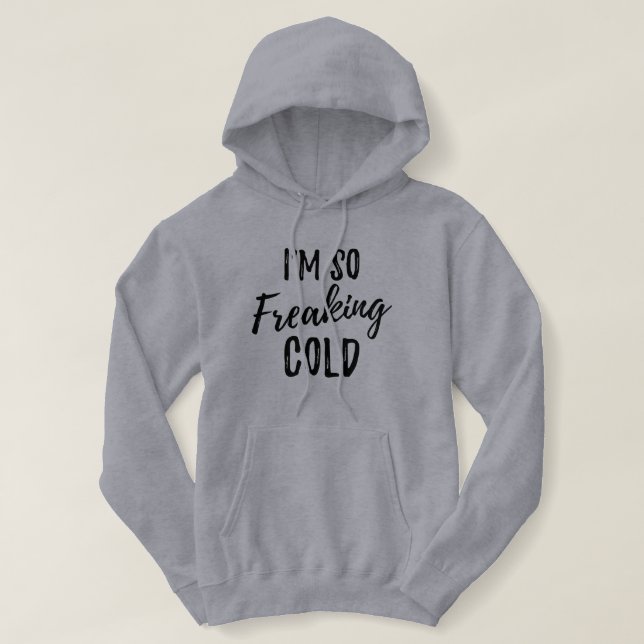 Je Freaking ainsi le sweat - shirt à capuche des (Design devant)
