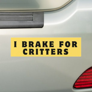 Je freine pour les critères, Sticker pare-chocs, D