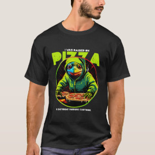 Je fus élevé sur le t-shirt Pizza