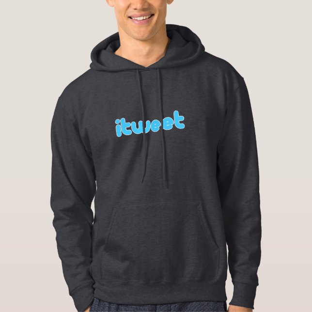 je gazouille sweat - shirt à capuche ! (Devant)