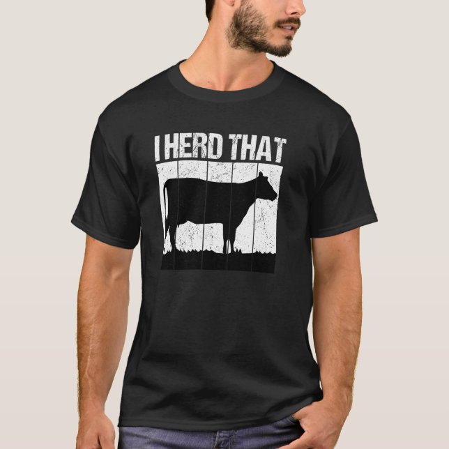Je Herd That Cow Farmer Pullover (Devant)