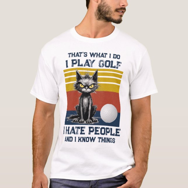 Je joue au T-shirt Golf (Devant)