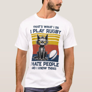 Je Joue Au T-shirt Rugby