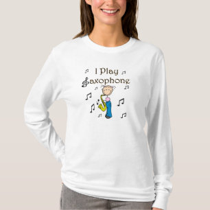 Je Joue du Saxophone T-shirts et Cadeaux pour Figu
