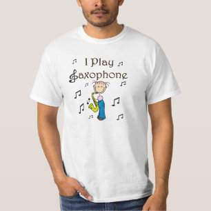Je Joue du Saxophone T-shirts et Cadeaux pour Figu