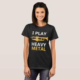 Je joue le T-shirt de métaux lourds - lecteur de