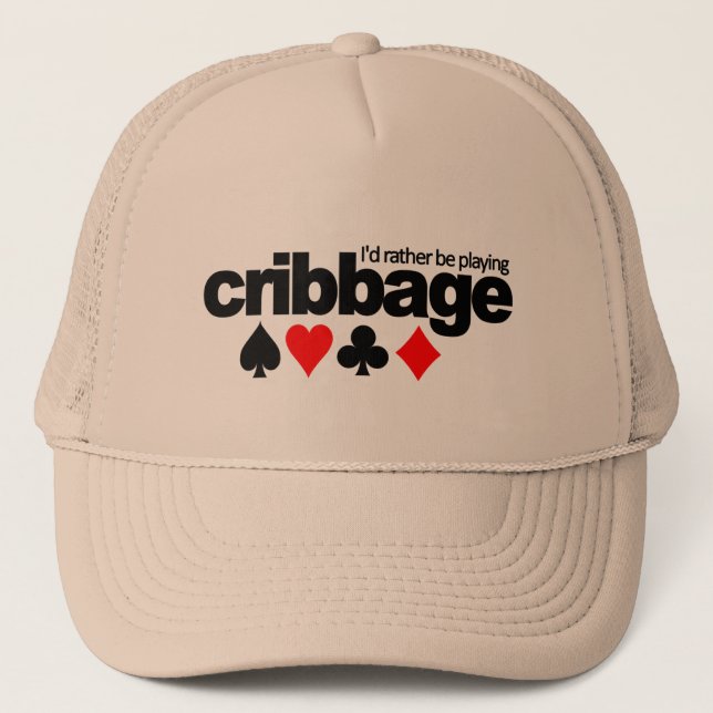 Je jouerais plutôt le casquette de Cribbage - (Devant)
