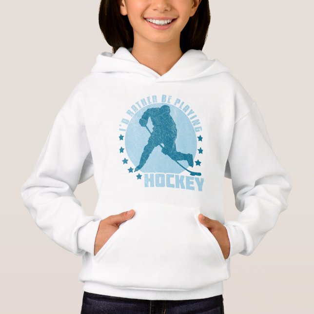 Je jouerais plutôt le sweatshirt d'hockey (Devant)