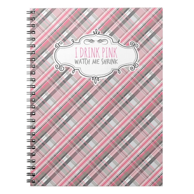 "Je journal de perte de poids bois rose" (Devant)