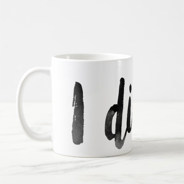 Je l'ai fait Mug (Gauche)