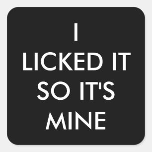 JE L'AI REFUSÉ, DONC C'EST UN autocollant À MOI