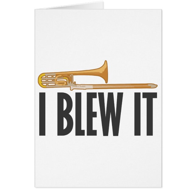 Je l'ai soufflé trombone (Devant)