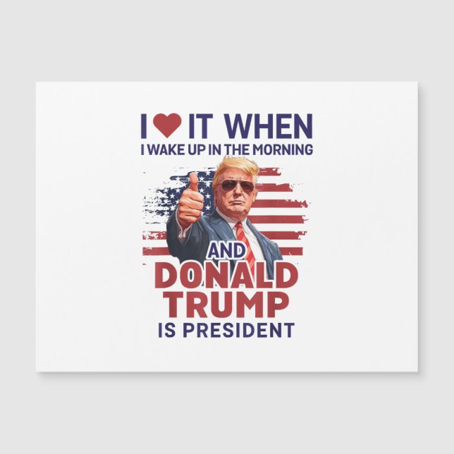 Je L'Aime Quand Je Me Réveille Et Trump Est Le Pré (Devant)