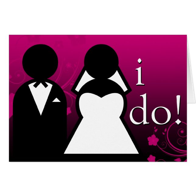 je le fais ! : mariée et mariée : (Devant horizontal)