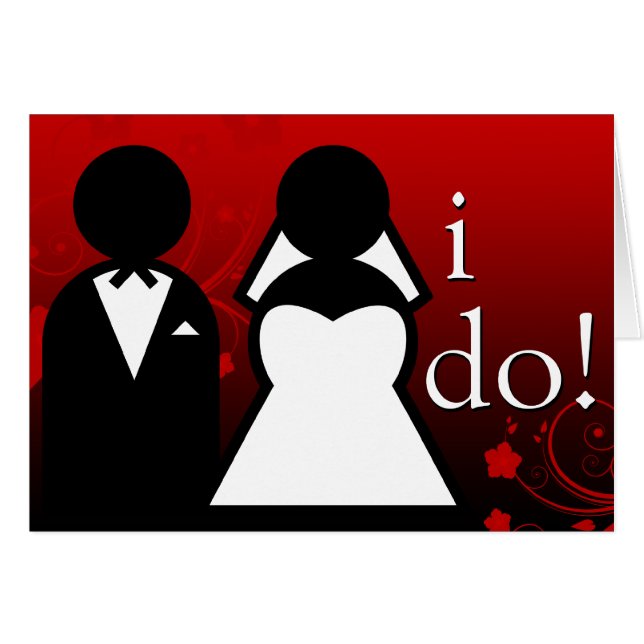 je le fais ! : mariée et mariée : (Devant horizontal)