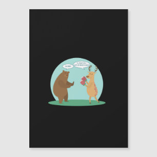 Je le ferai avec mes mains d'ours Oh cerf drôle Cr