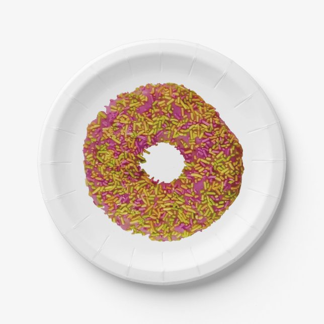 Je les adore !  assiette en carton (Devant)