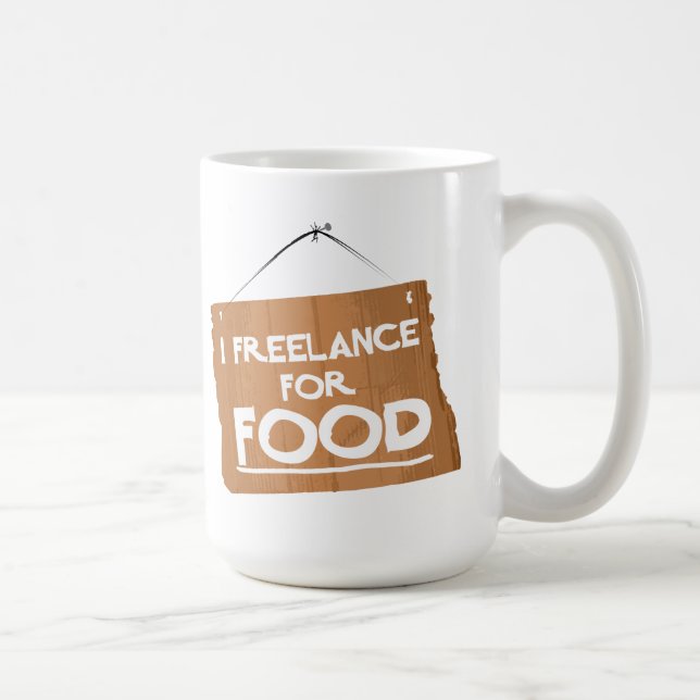 JE LIBRE POUR LA NOURRITURE - MUG (Droite)