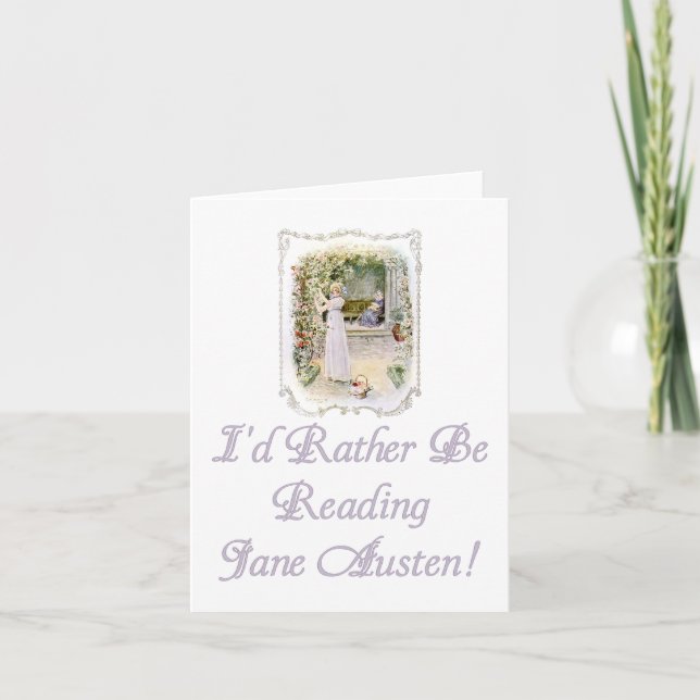 Je lirais plutôt Jane Austen ! Carte de note (Devant)