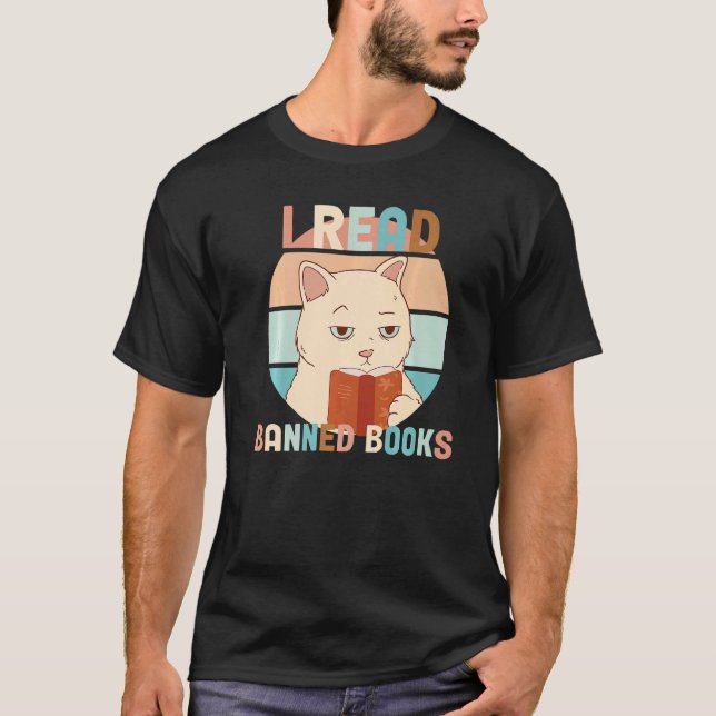 Je lis des T-shirts de livres interdits Lecteur Bl (Devant)