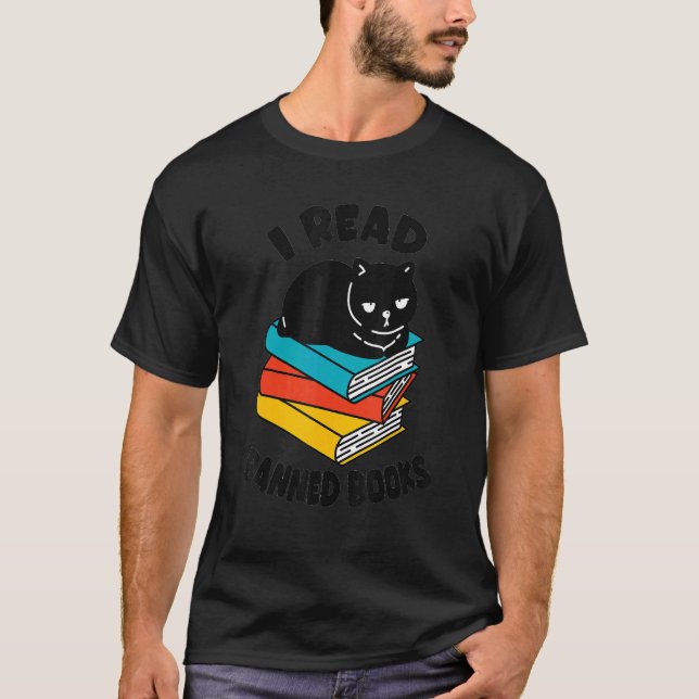Je lis des T-shirts de livres interdits Lecteur Bl (Devant)