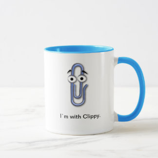 "Je ` m tasse avec de Clippy" de café - contour