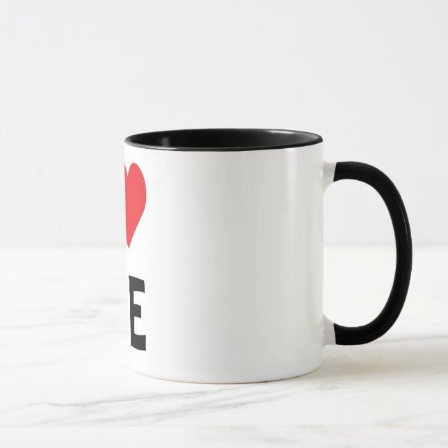 Je m'aime tasse de sonnerie (Droite)