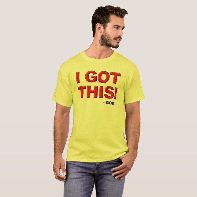 Je maîtrise, Dieu est aux commandes T-Shirt chréti (Devant entier)