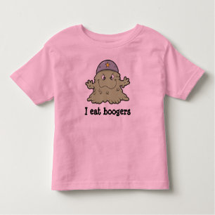 Je mange le T-shirt de boogers pour des enfants en