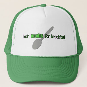 JE MANGE N00bs pour le casquette de petit déjeune