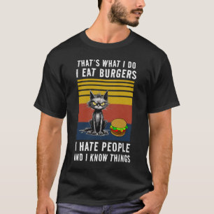 Je Mange T-shirt Burgers
