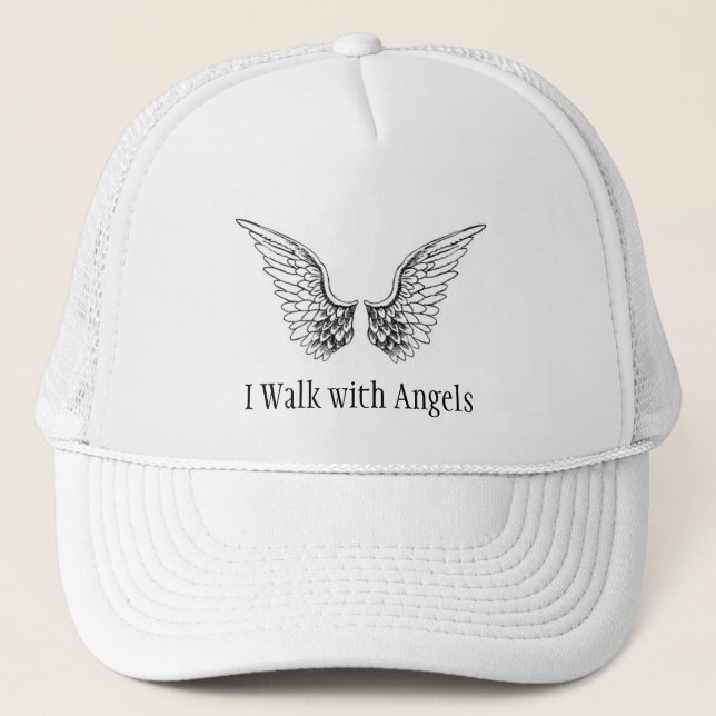 Je marche avec le casquette de style de camionneur (Devant)