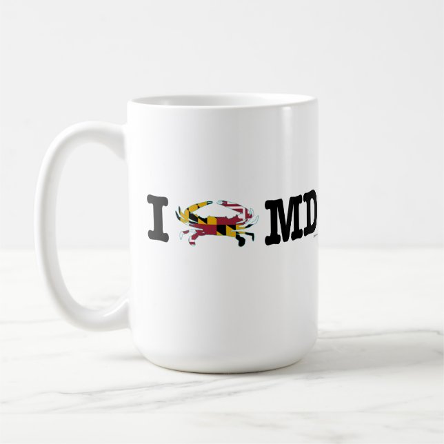Je marche en crabe la tasse du Maryland (Gauche)