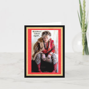 Je me choque de ce que je dis et de faire Carte