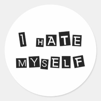Je Me Déteste Stickers