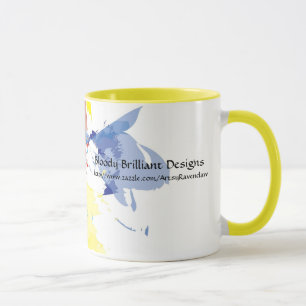 "Je me peins par conséquent suis" tasse