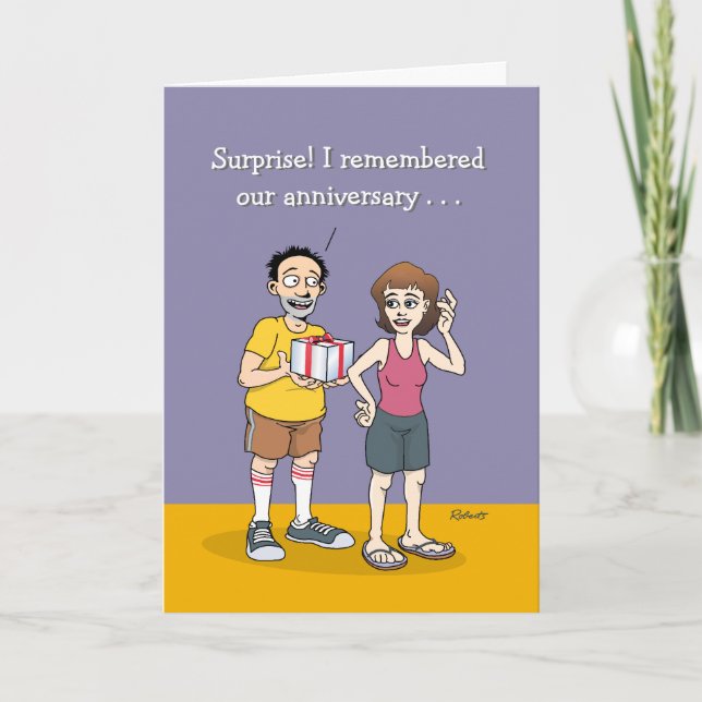 Je me souviens de notre carte d'anniversaire (Devant)