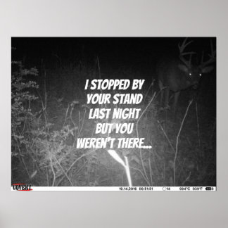 Je me suis arrêté à côté de votre affiche de stand